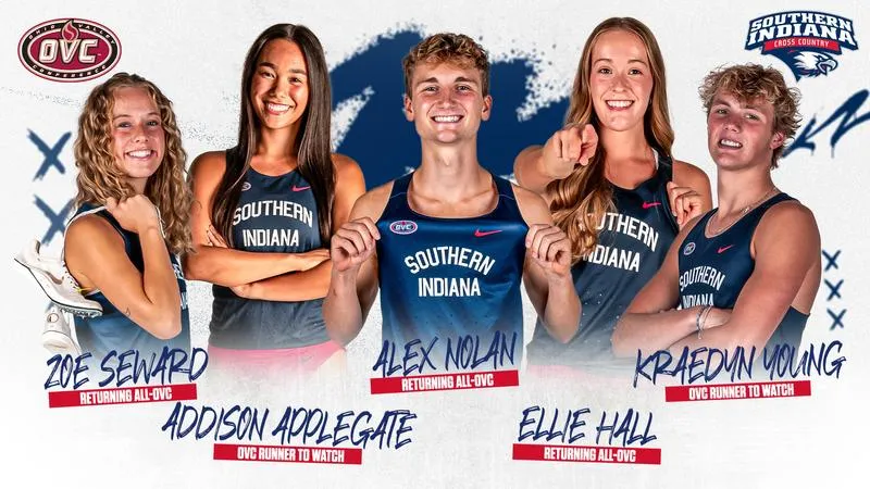 Screaming Eagles land five runners on OVC preseason lists