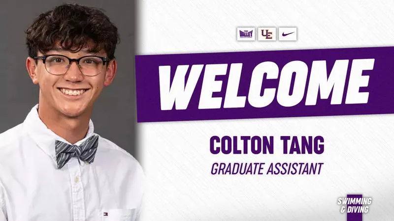 Colton Tang named Swimming and Diving Graduate Assistant