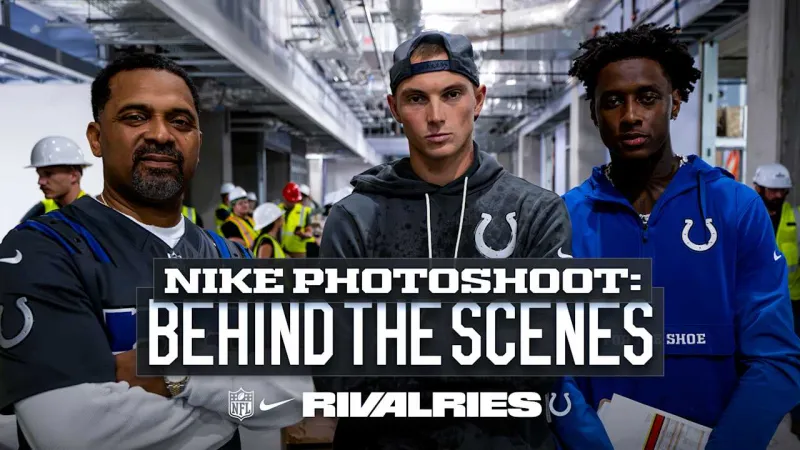 Behind the scenes: Anvil Strike uniform photo shoot at Colts media day