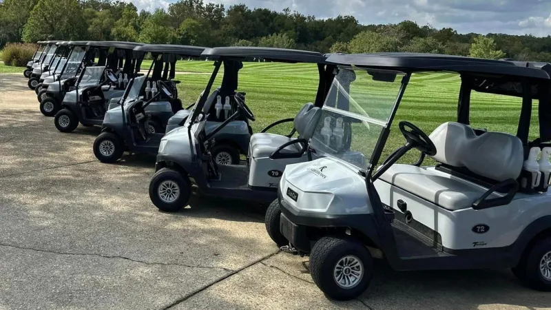 Warning: Golf carts not legal on public roads