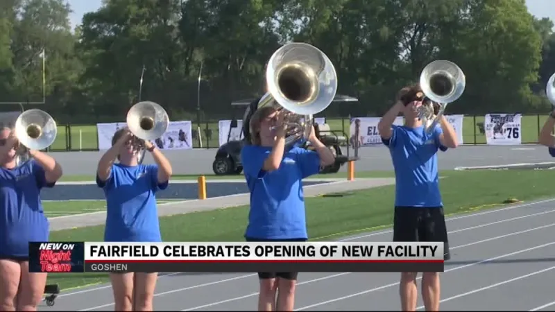 Fairfield Falcons open home season with dedication of new track and field facilities