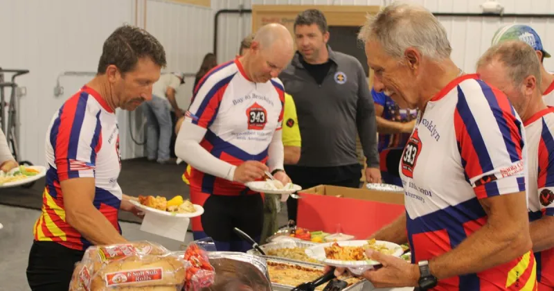 Bay to Brooklyn ride stops in Merrillville on journey honoring 343 firefighters