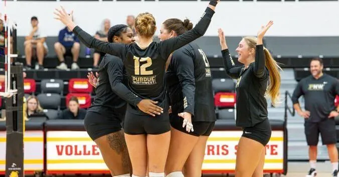 Purdue Northwest volleyball splits final day at Ferris State