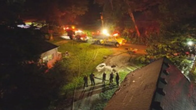 Hours-long Pulaski County blaze contained with no injuries reported