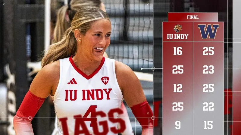 VOLLEYBALL TAKES WASHINGTON TO THE MAX FALLING 3-2