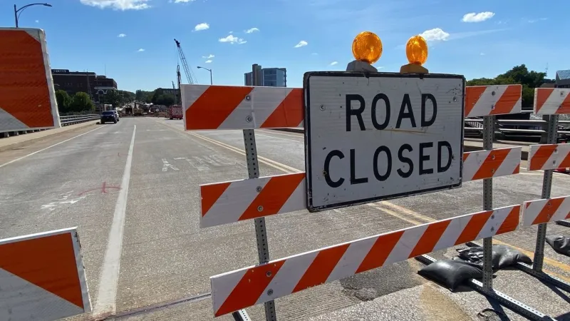 Colfax bridge closes for major construction project in downtown South Bend