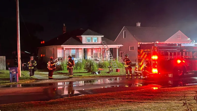 No injuries reported after fire breaks out at home on 26th Street in South Bend
