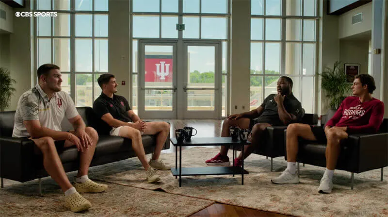 Video: Four IU football stars join CBS Sports for confidential conversations
