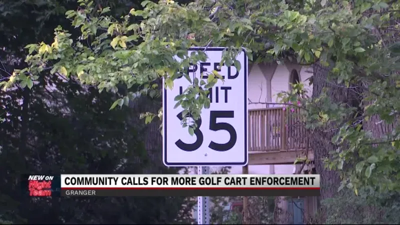 Golf cart rules in Granger create confusion as county police work to enforce regulations