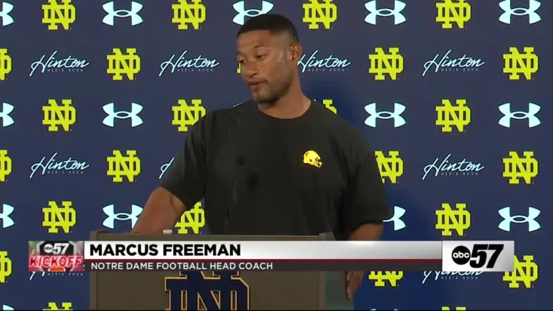 Marcus Freeman updates Quincy Porter injury, quarterback battle and offensive line competition