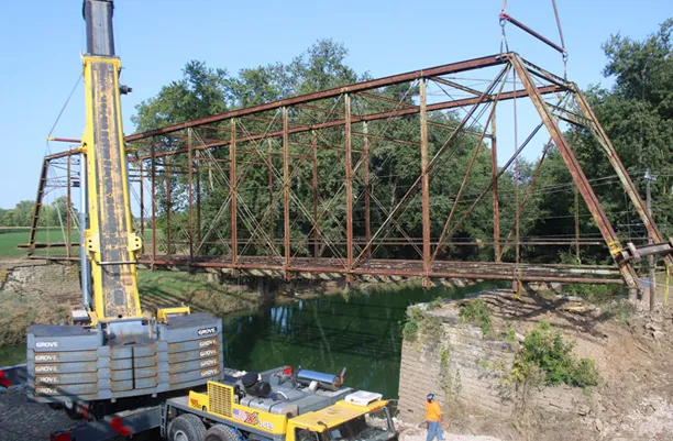 Vera Cruz Bridge removed