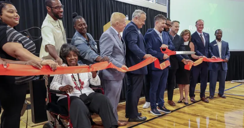 Tolleston Opportunity Campus with YMCA in Gary cuts ribbon after yearslong project