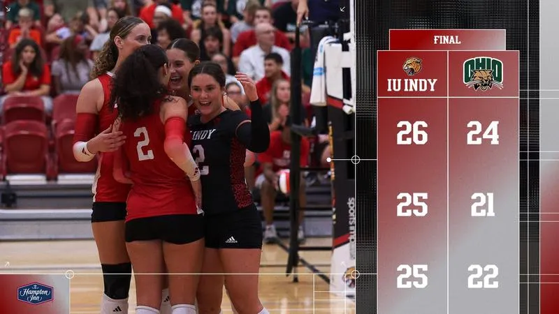 VOLLEYBALL EARNS 3-0 VICTORY OVER OHIO IN HOME OPENER