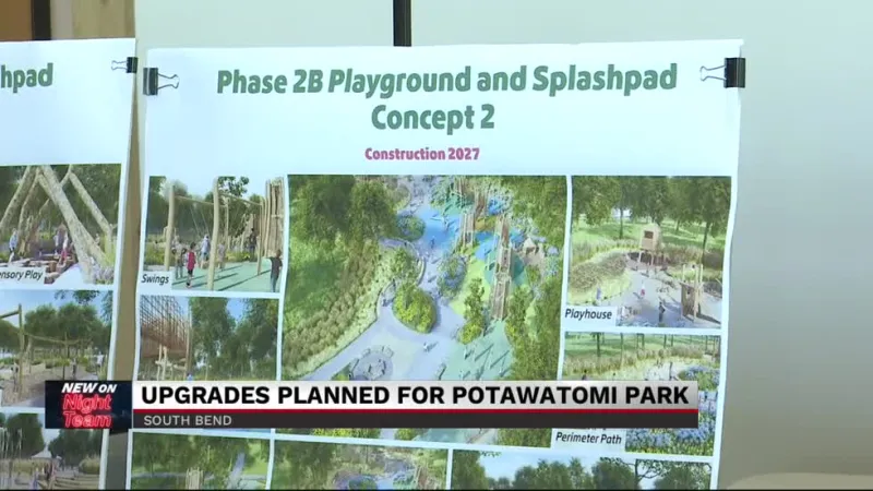 Open house hosted at Howard Park Community Center, showcasing Potawatomi Park renovation plans