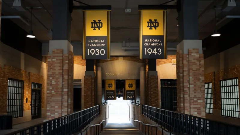 Notre Dame, college football kicks off this weekend!