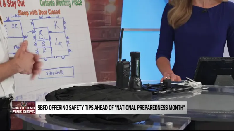 SBFD safety tips ahead of National Preparedness Month