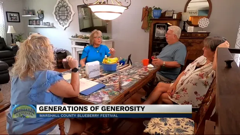 Generations of generosity, one local family's six-decade long tie to Marshall County Blueberry Festival