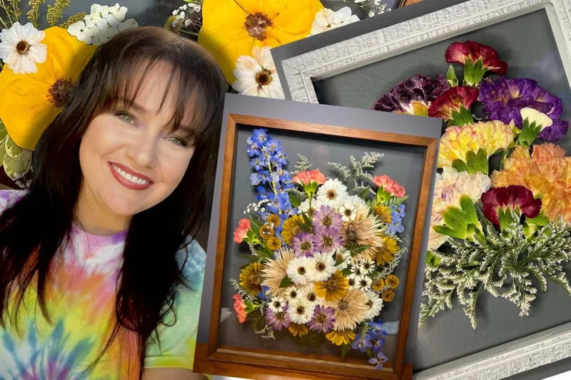 This KY Artist's Pressed Flower Arrangements Will Blow You Away