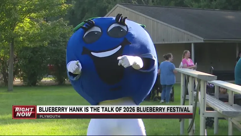 Blueberry Hank is the talk of the 2026 Blueberry Festival