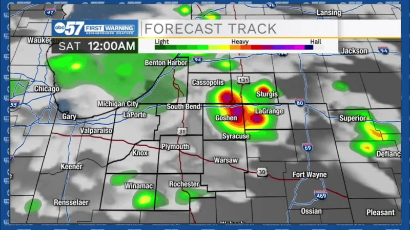 Storms overnight, Less humid for the weekend