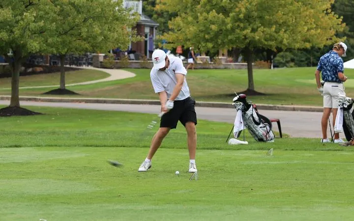 Seaburg Leads Wabash to Second Place After Opening Round at Ted Barclay Invitational
