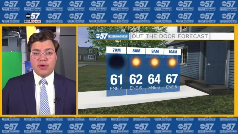 Noticeably cooler out the door