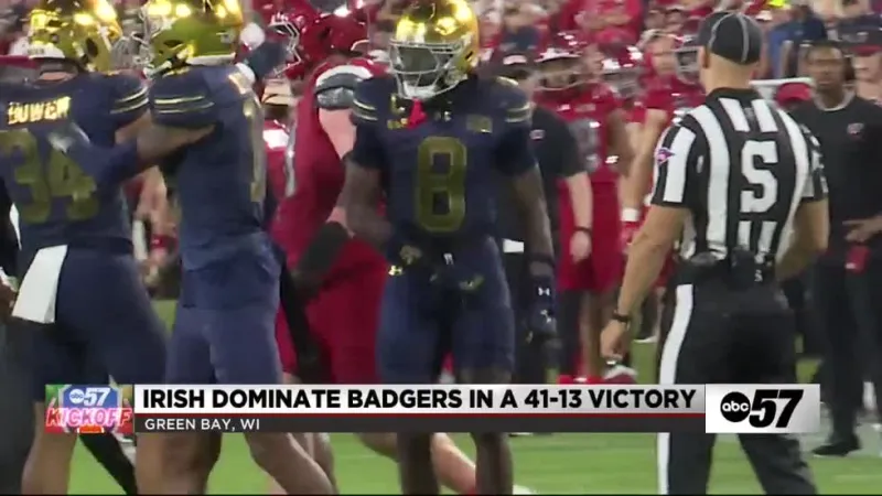 Irish kick Badgers to the curb