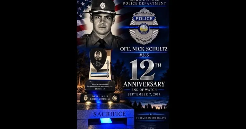Merrillville Police Department honors fallen officer 12 years after his death