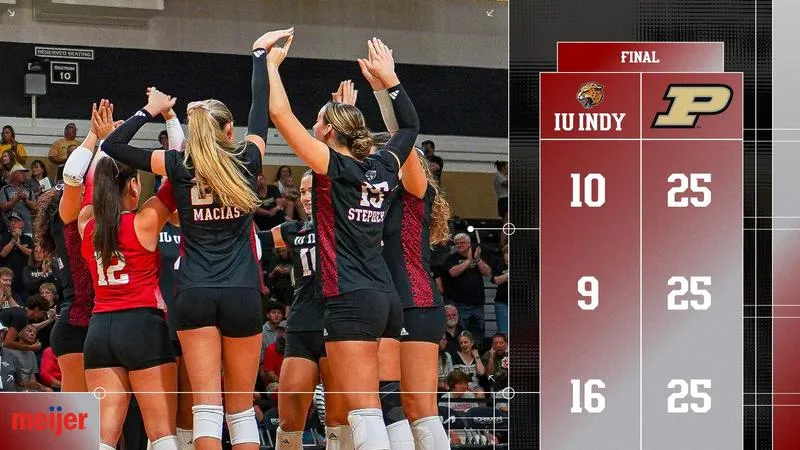 JAGUARS FALL TO #14 PURDUE ON THE ROAD