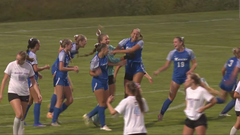 IHSAA Girls Soccer: Marian defeats Saint Joseph in Holy War
