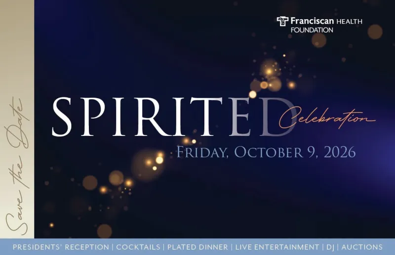 Franciscan Health Foundation Spirited Celebration on October 9th