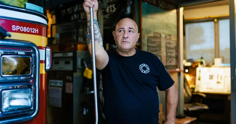 A NYC firehouse was first to respond on 9/11. 25 years on, Sal Argano is the last still on staff