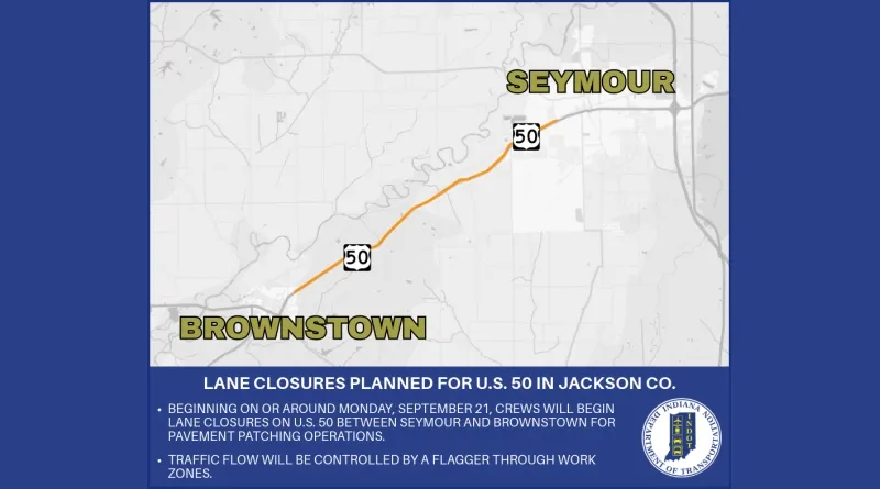U.S. 50 lane closures to start in Jackson County