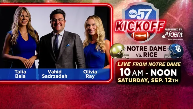 ABC57 Kickoff Crew set to host special two-hour pregame show