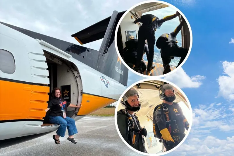 Inside the Plane With the U.S. Army's Golden Knights