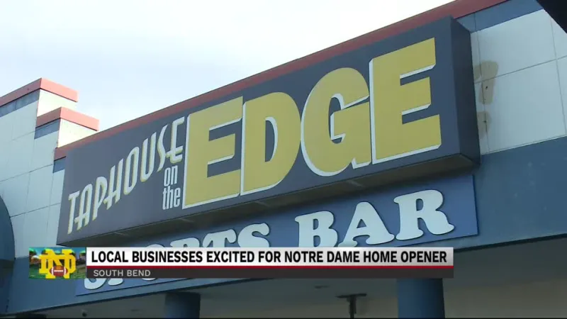 Notre Dame home games bring thousands of new fans, even more for local businesses