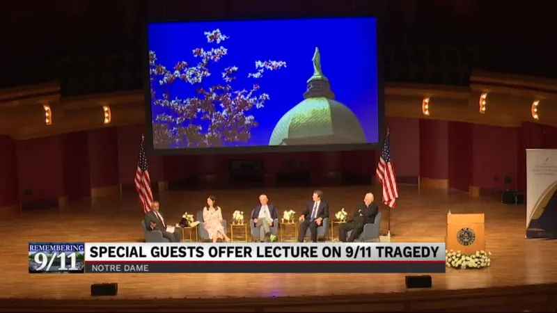 Notre Dame lecture reflects on 9/11 experiences 25 years later