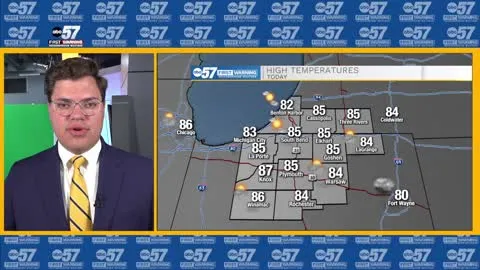 Fairly nice weekend starts warm