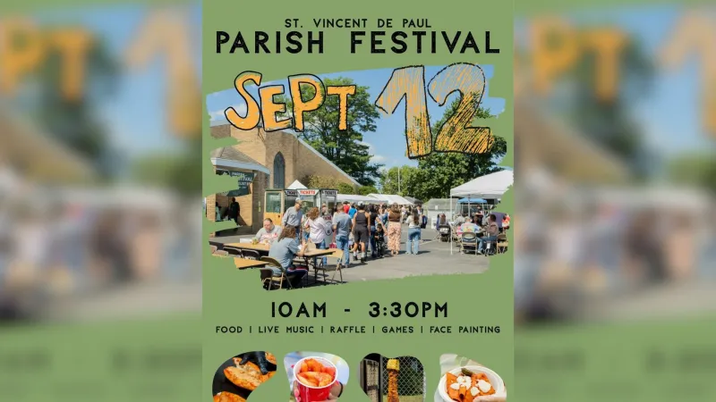 St. Vincent De Paul celebrates with the community at their Parish Festival