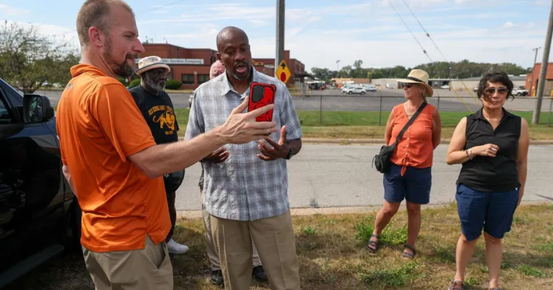 Gary protesters press NIPSCO for answers after lengthy power outages, rate hikes