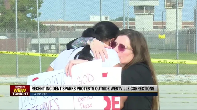 Protestors rally outside Westville Corrections amid death of Amarion Hatch