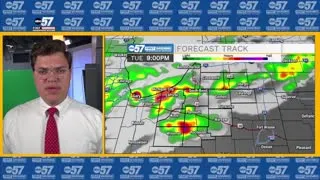 Hot and humid today, storms start tonight