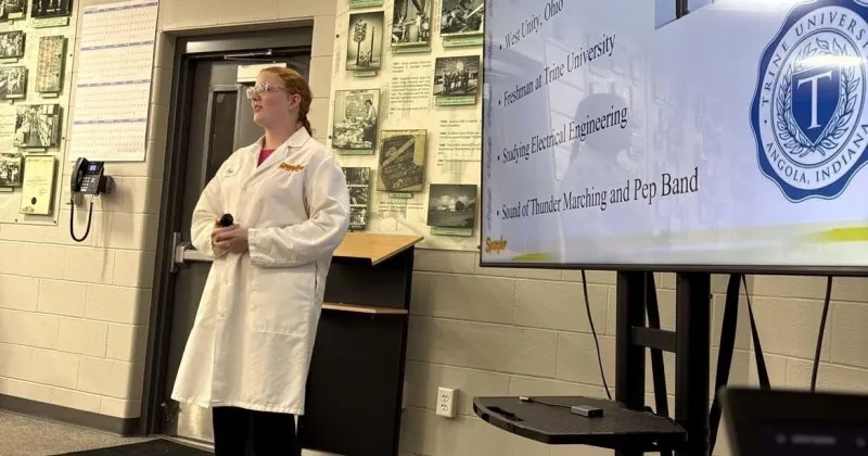 Sweet! Trine electrical engineering student interns at Spangler Candy