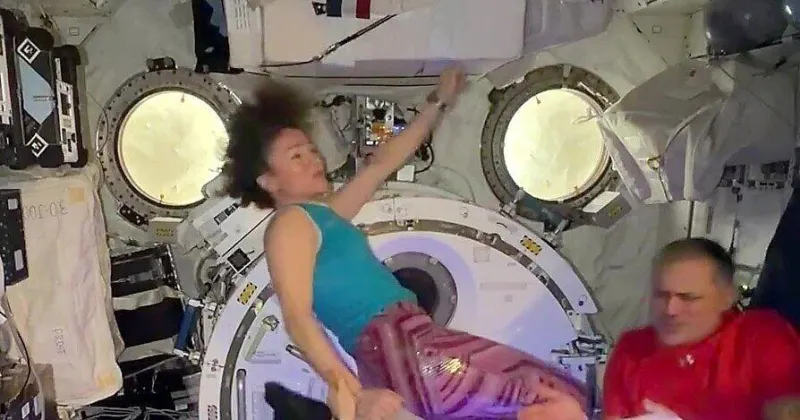 Humanity's highest disco? Astronauts throw dance party aboard ISS