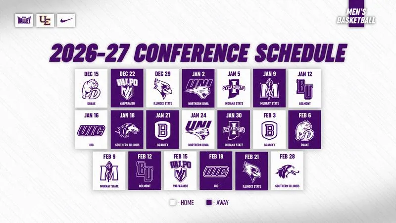2026-27 MVC Men's Basketball Schedule Unveiled