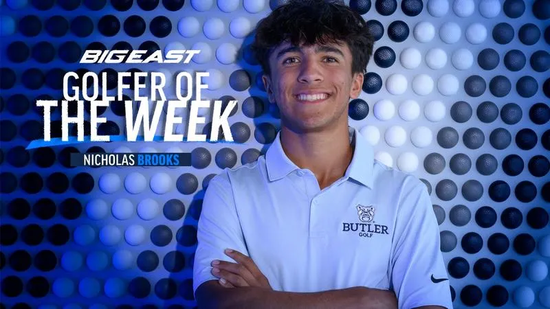 Brooks Named BIG EAST Male Golfer of the Week