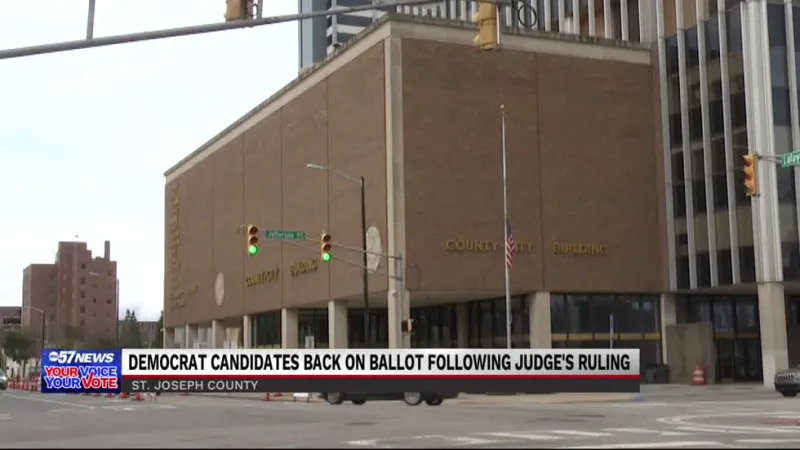 Judge rules in favor of St. Joseph County Democrats in ballot dispute