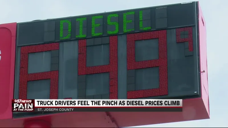 Record setting diesel prices slam truck drivers, soon to affect general population