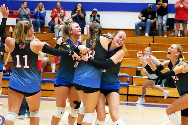 Raiders take down Tigers in nail-biting 5-set match