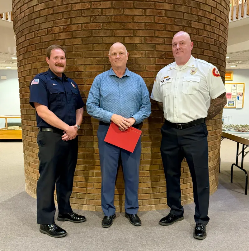 Michigan City Fire Department Citizen Recognition -- Lifesaving Award